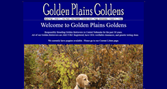 Desktop Screenshot of goldenplainsgoldens.com